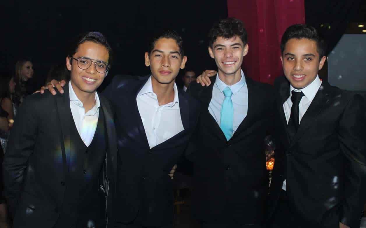 Miguel, Alejandro, Danilo y Adán