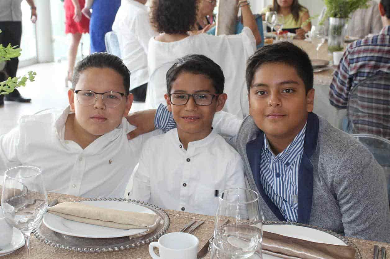 Jordan, Rodrigo y Alfonso