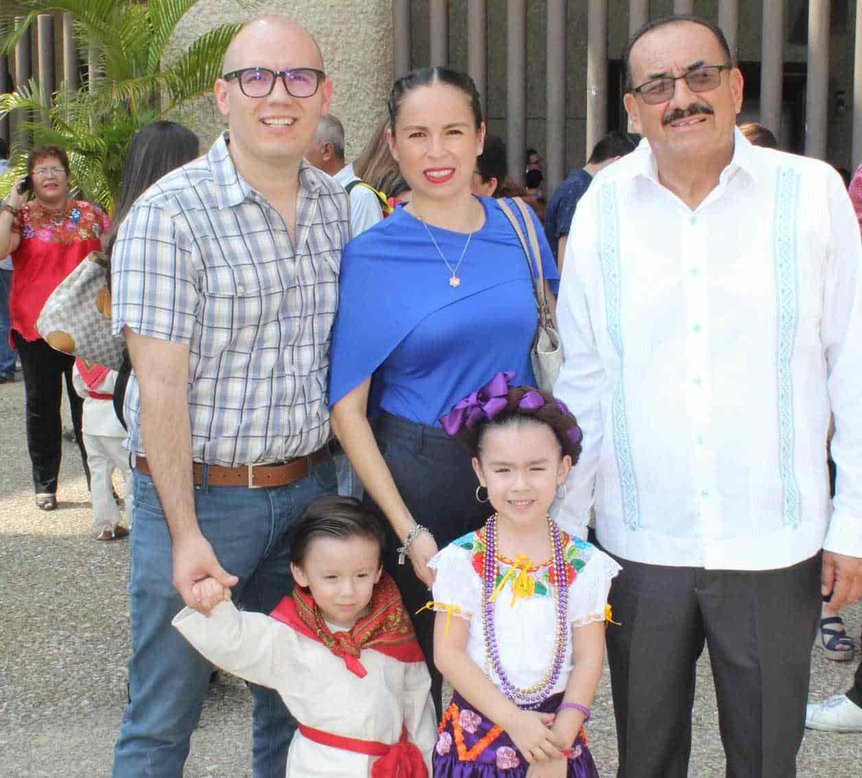 Arturo, Andrea, Juan, Jorge y Diana