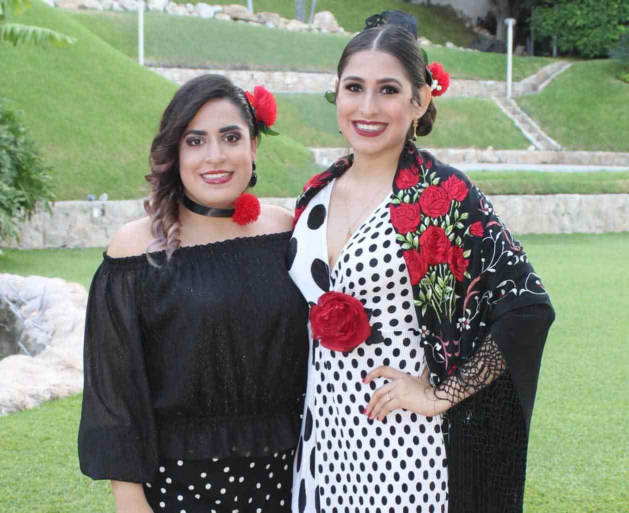 Luz con su hermana