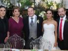 Con la familia del novio