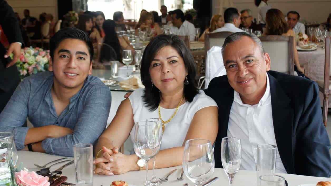 Jorge, Evangelina y Hugo