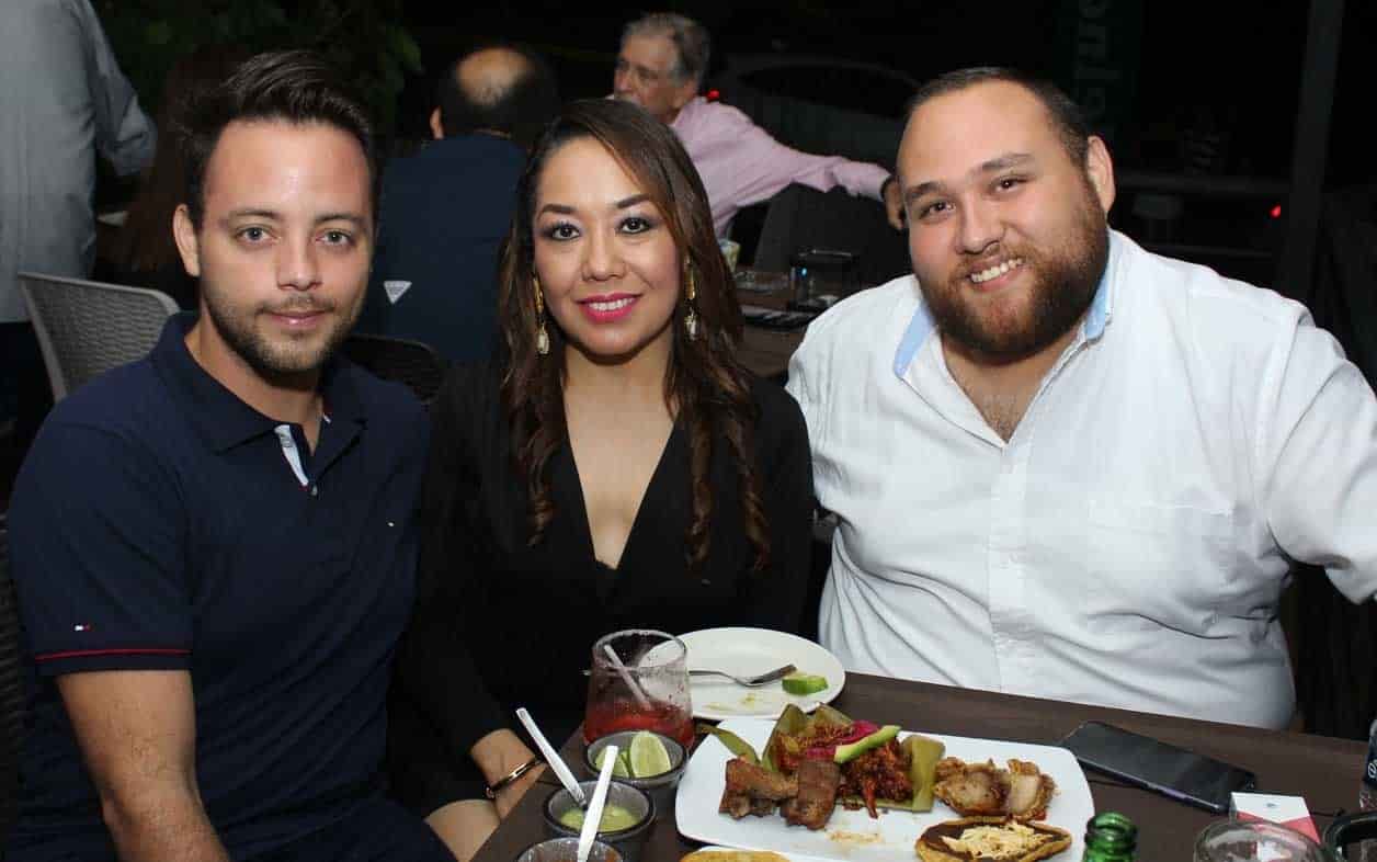 Carlos, Montse y Salvador