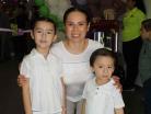 Diana, Andrea y Arturo
