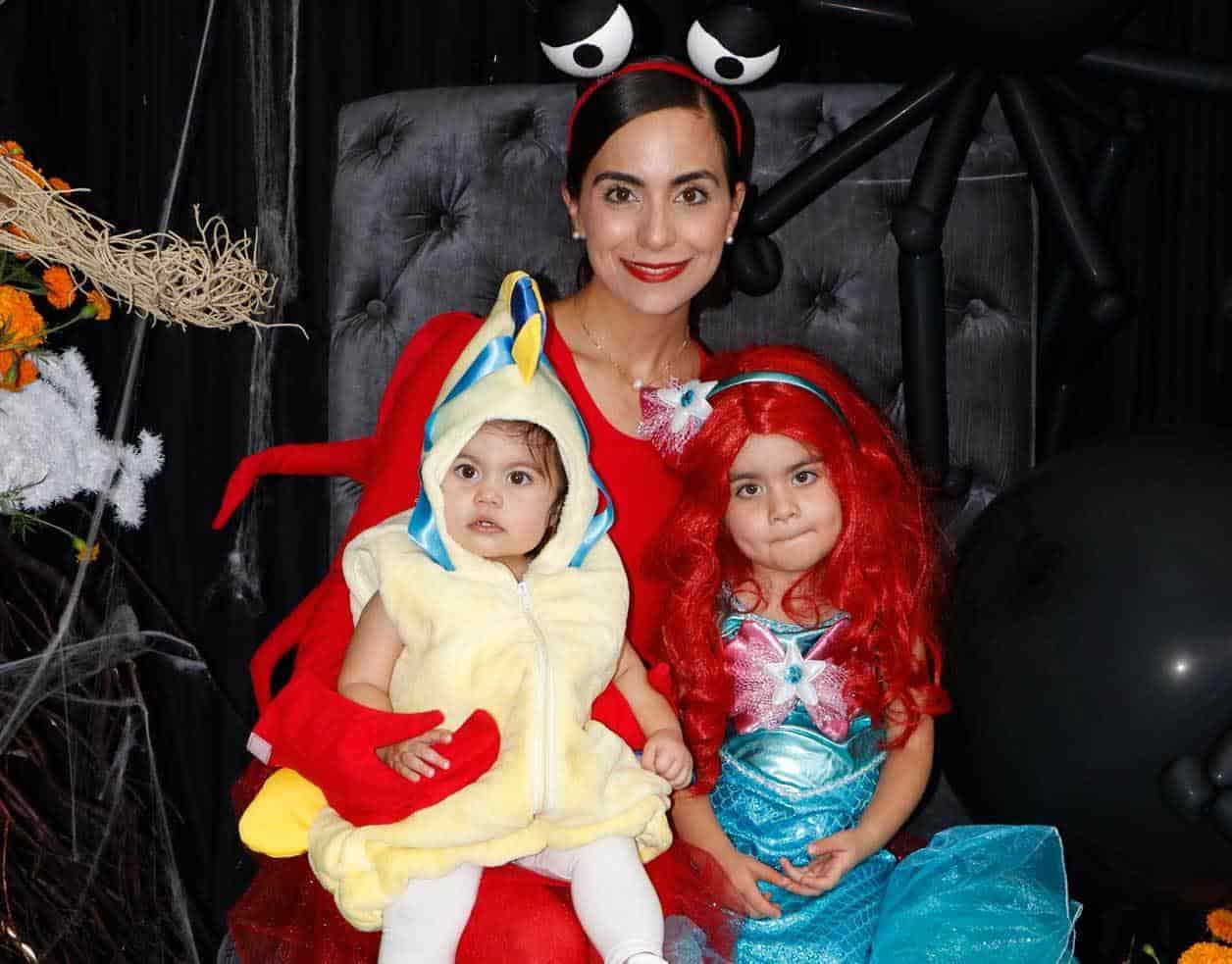 Nini con Regina y Mari´a