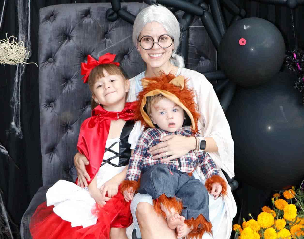 Roberta con sus peques