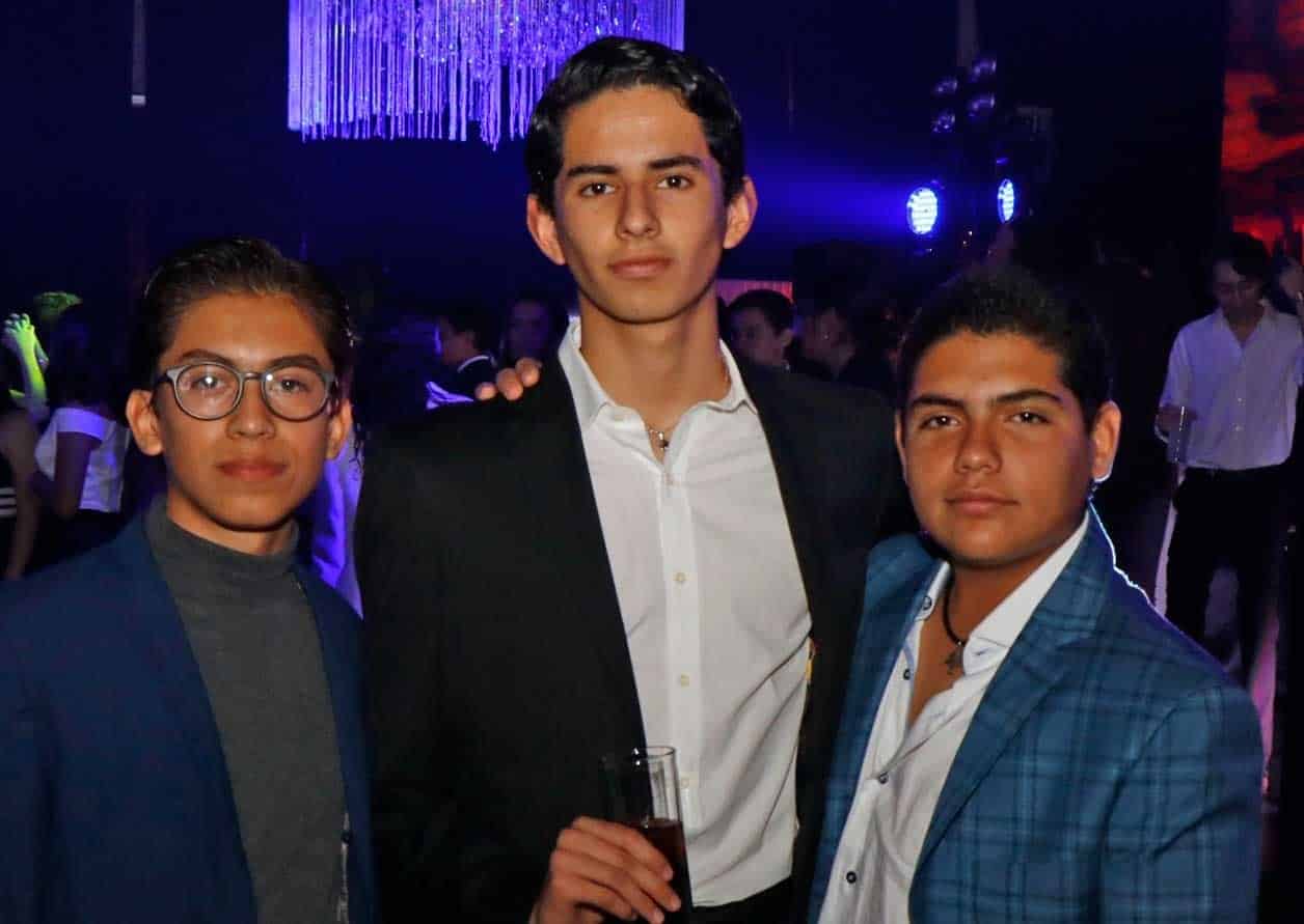 Emiliano, Alejandro y Sebastián