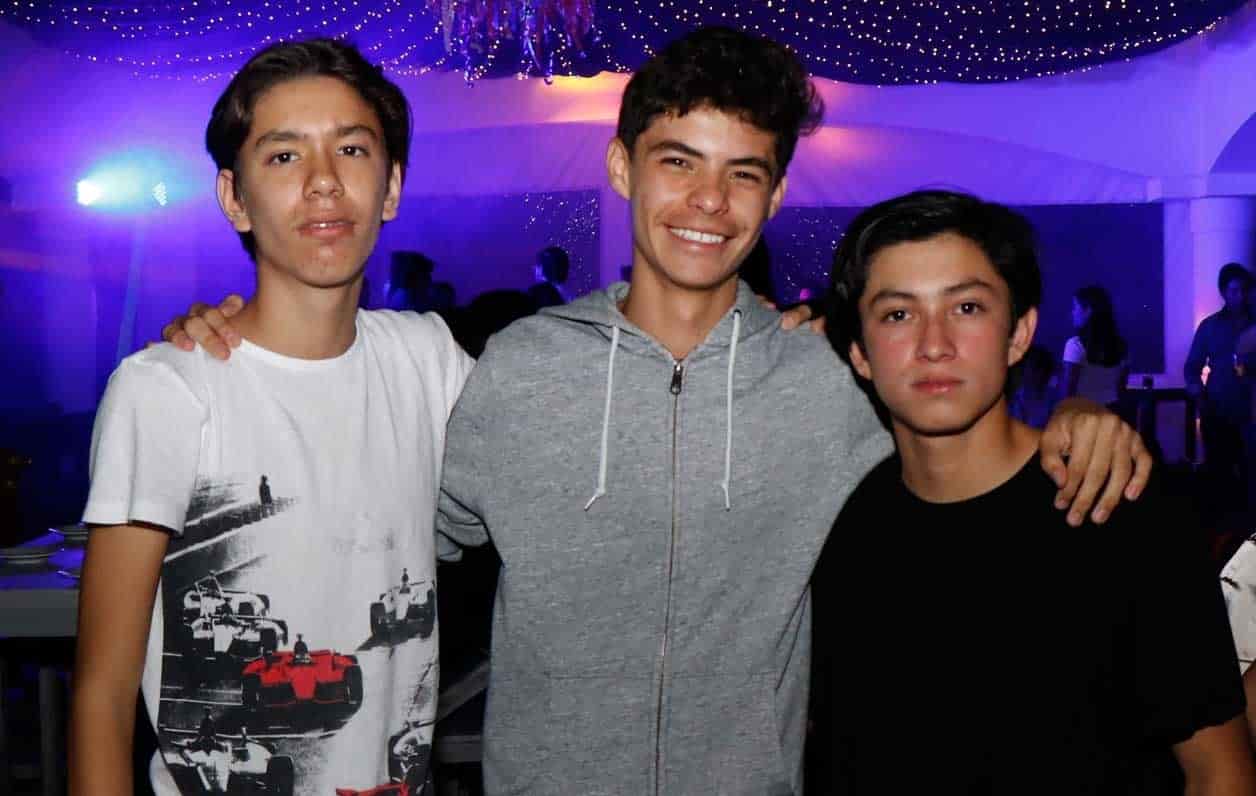 Iván, Danilo y Jose´ Emiliano