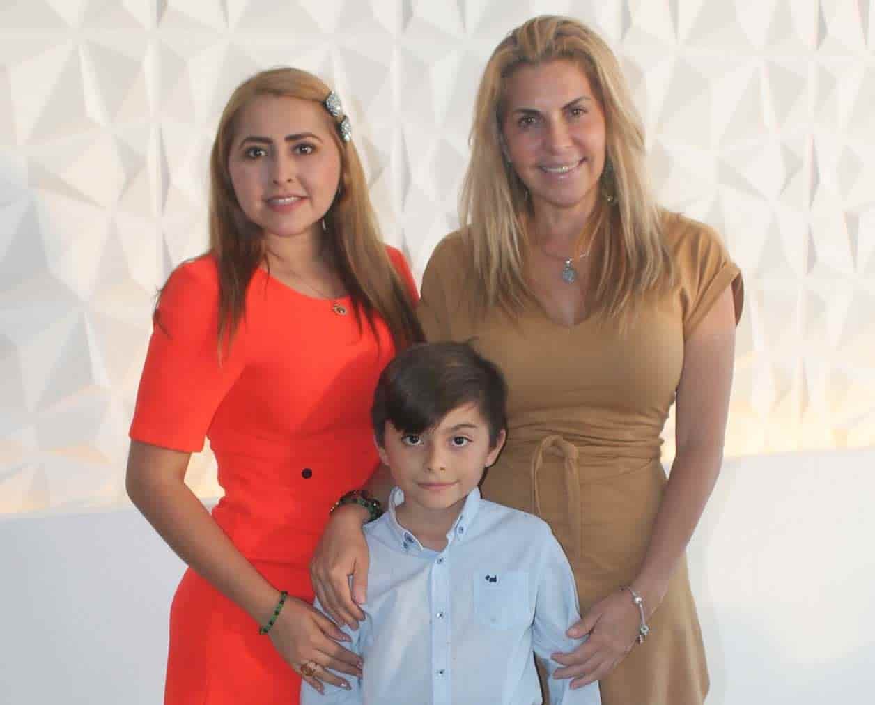 Rocío, Elisa y Fernando