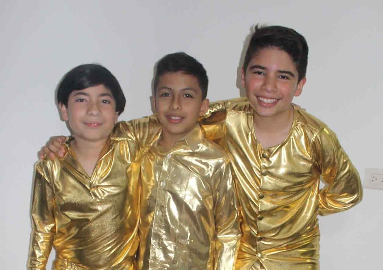 Axel, Ricardo y Miguel A´ngel