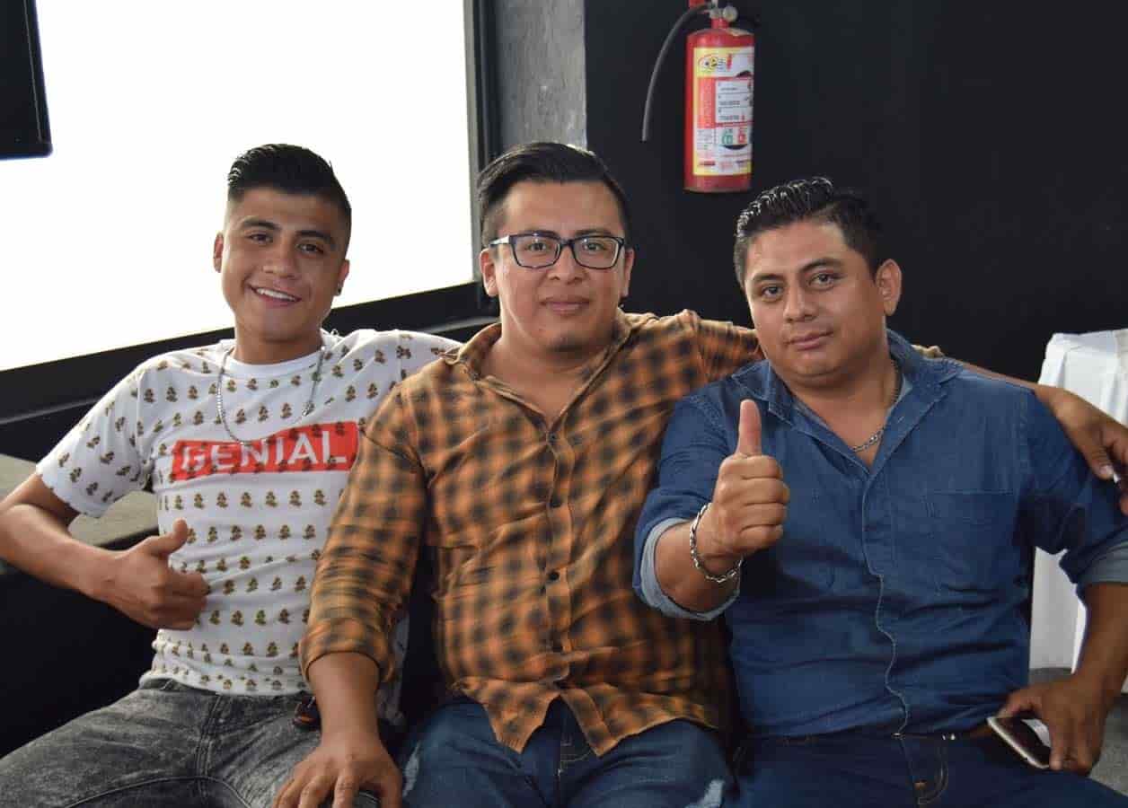 Jonathan, Jorge y Alfredo