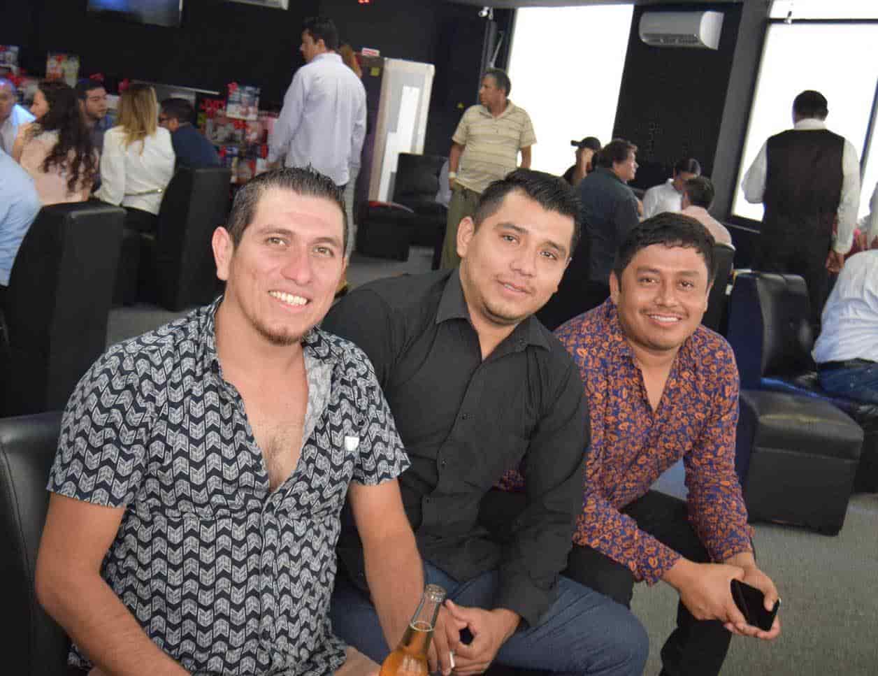 Sergio, Christian y Ariel