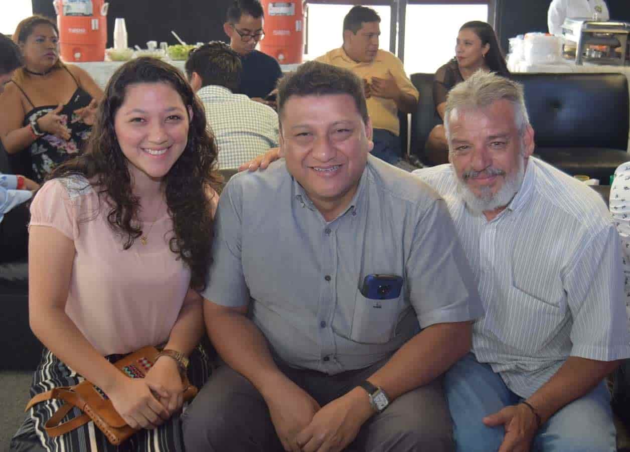 Fany, Juan Carlos y Alejandro