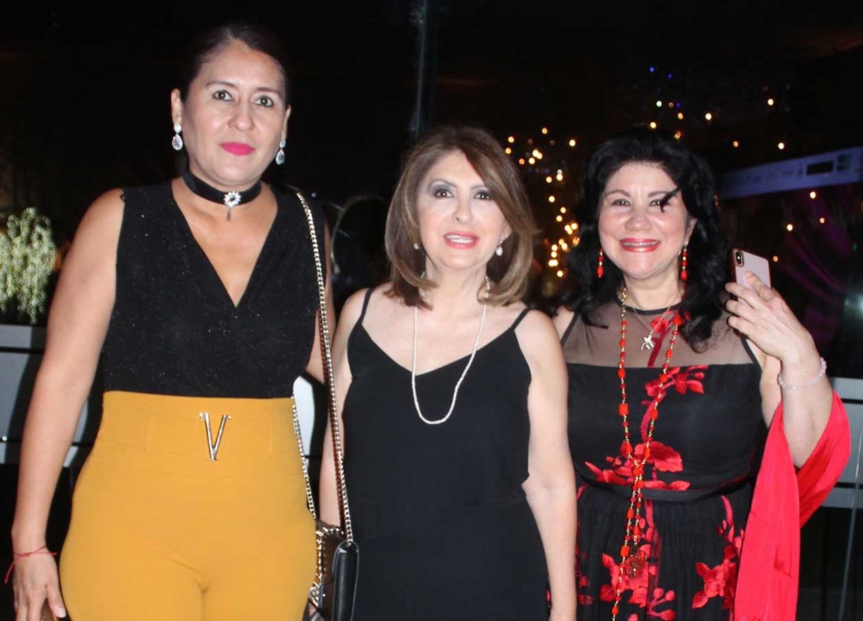 Miriam, Yolanda y María Eugenia