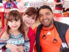 Elisa, Adriana y Santiago
