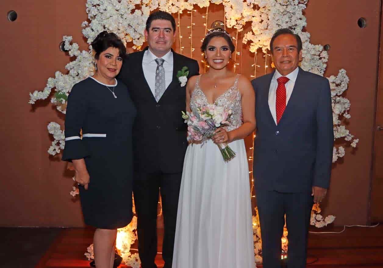 Con los papa´s de la novia