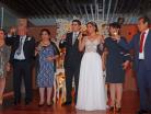 Brindaron por los festejados