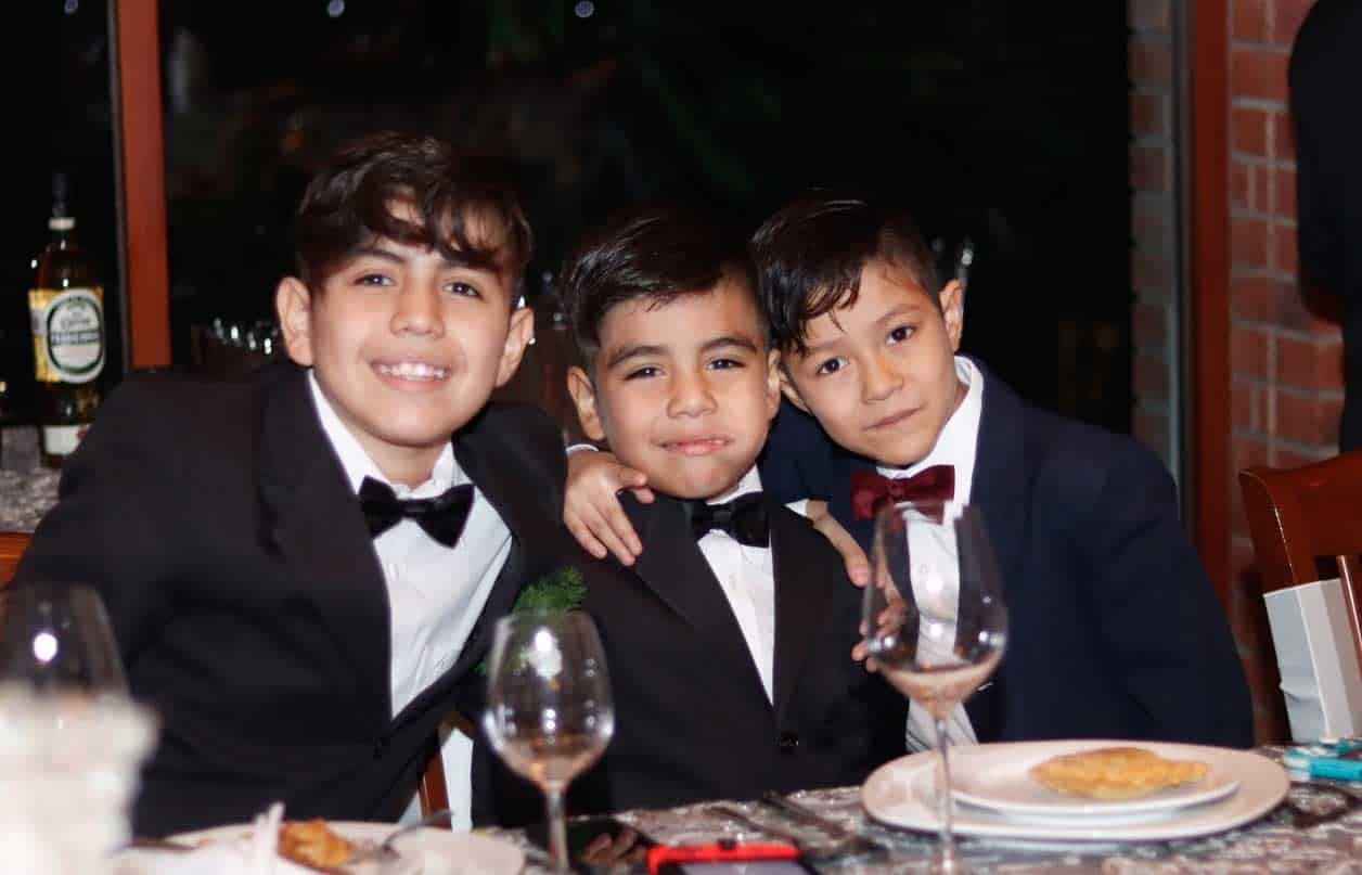 Omar, Diego y Emiliano