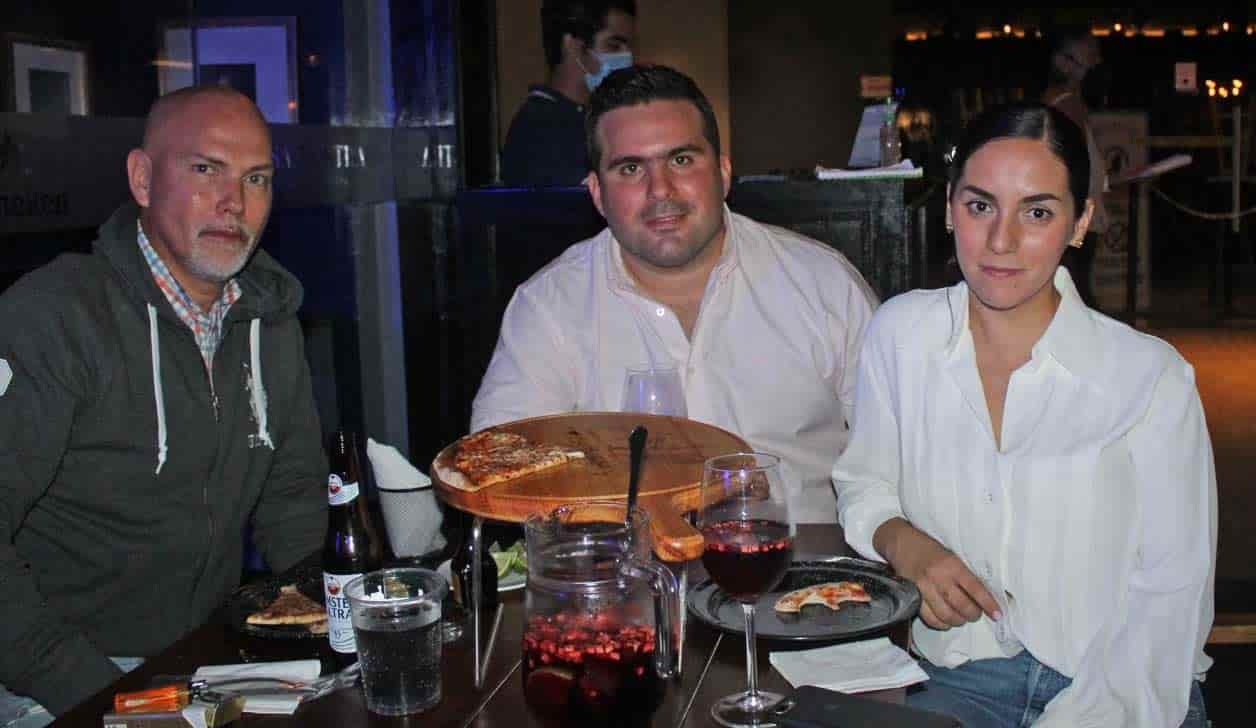 Baldemar, Gabriel y Ximena