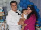 Ithiel con sus papa´s O´scar y Kathya