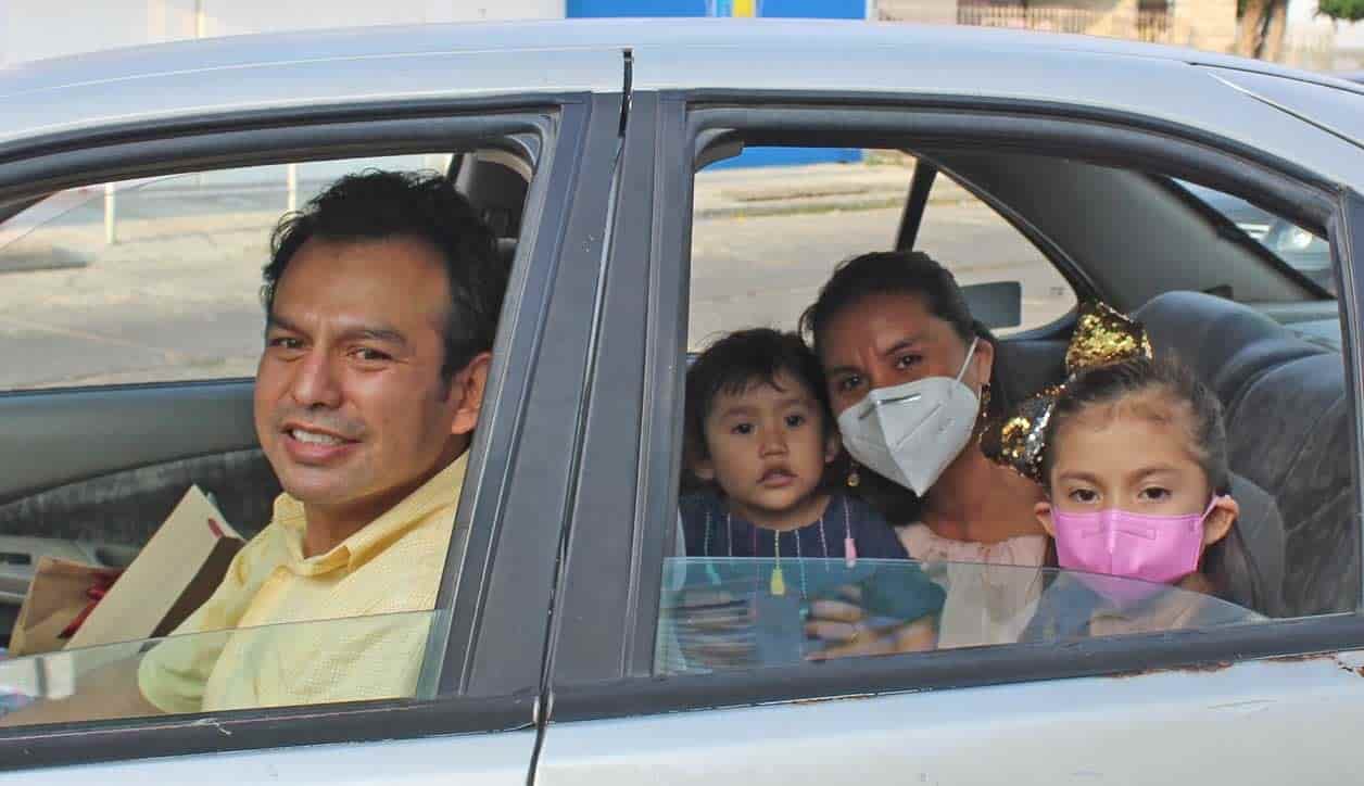 Manuel, Juliana, Margarita y Valentina