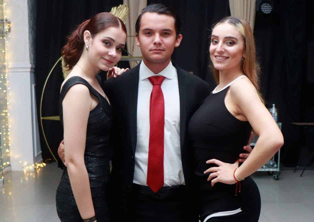 Jimena, Rodrigo y Romina