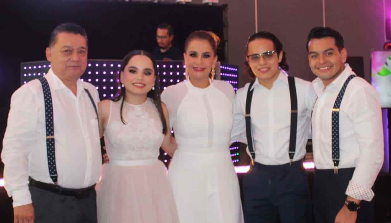 Pedro, Isabella, Paty, Miguel y Pedro Alberto
