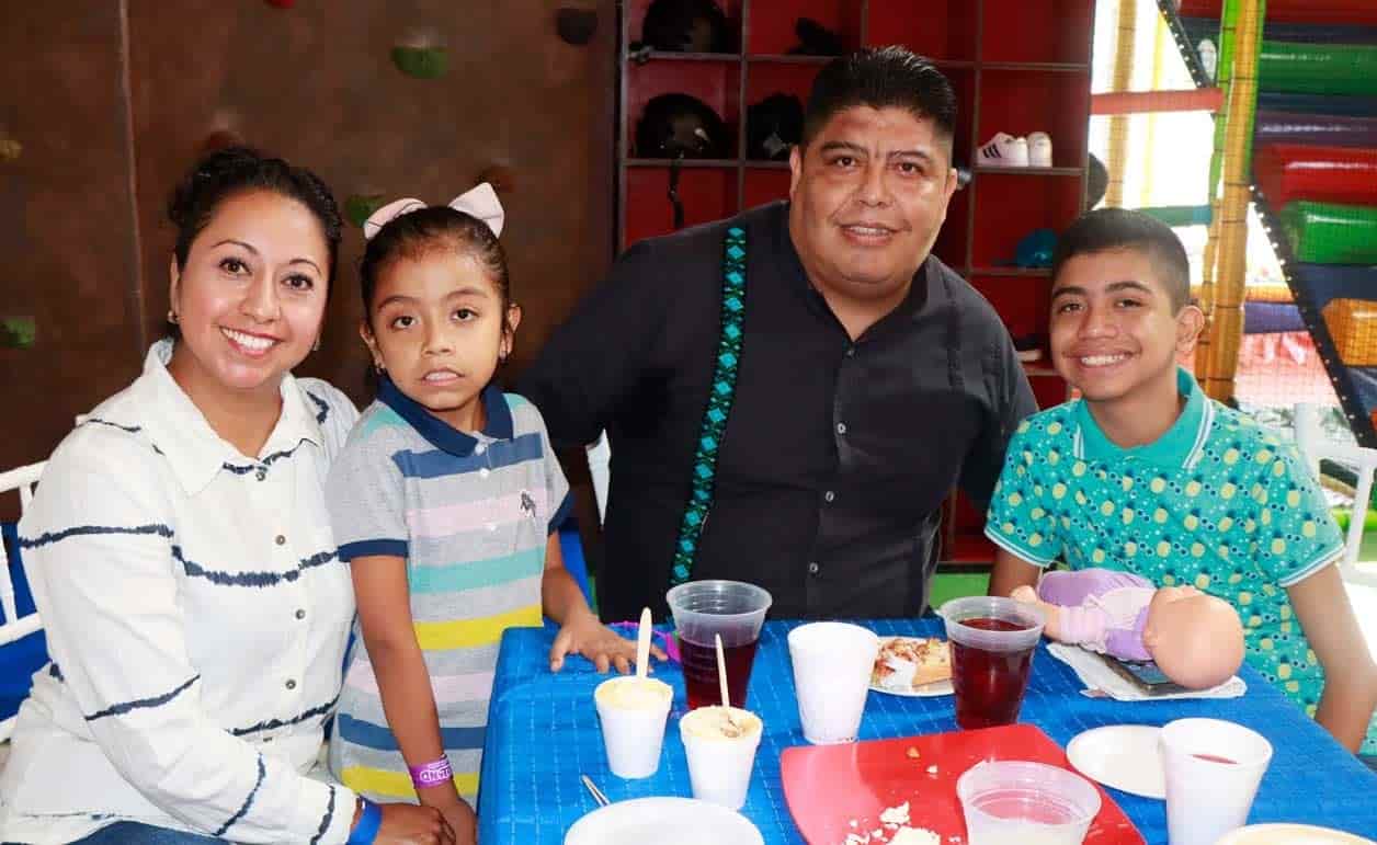 Disfrutaron en familia