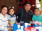 Disfrutaron en familia