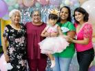 Felicitaron a la pequeña