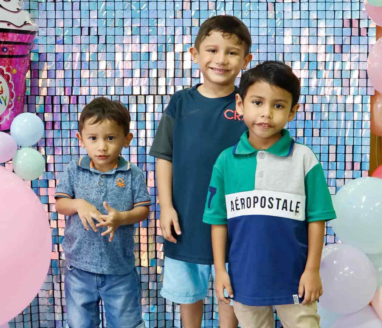 César, Thiago y Dylan
