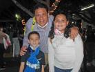 Rube´n y Andrea con su papa´