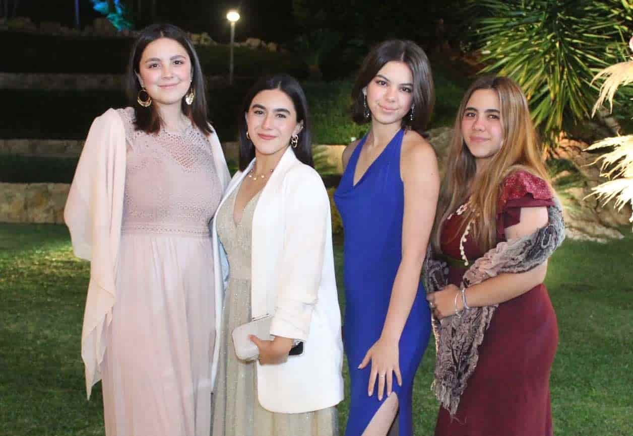 Valeria, Anna, Daniela y Andrea