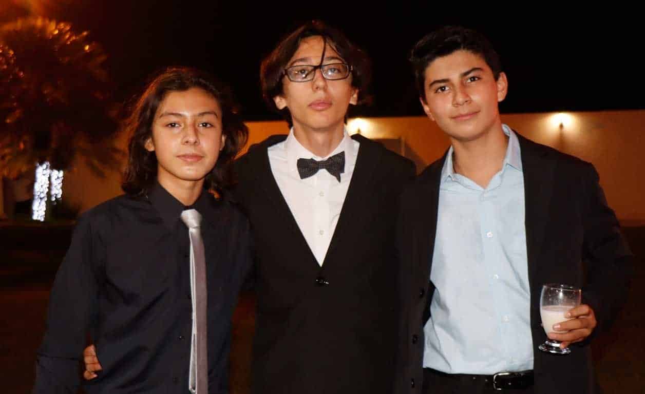 Raúl, Alonso y Moisés