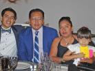 Asistieron en familia