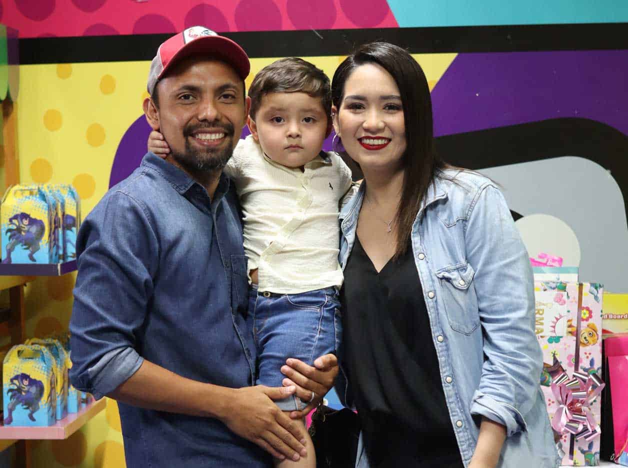 Alexis, Salvador y Alejandra