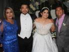 Con los papa´s de la novia