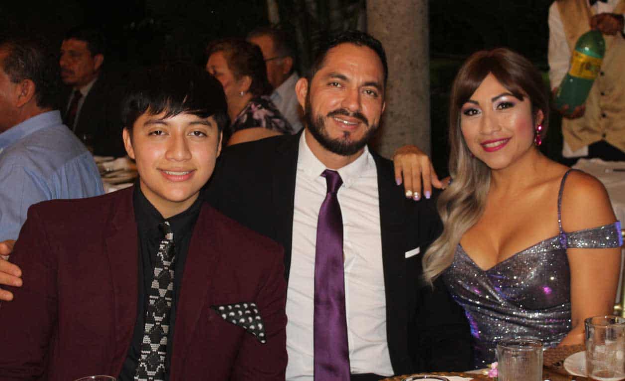 Christian, Alfredo y Karina