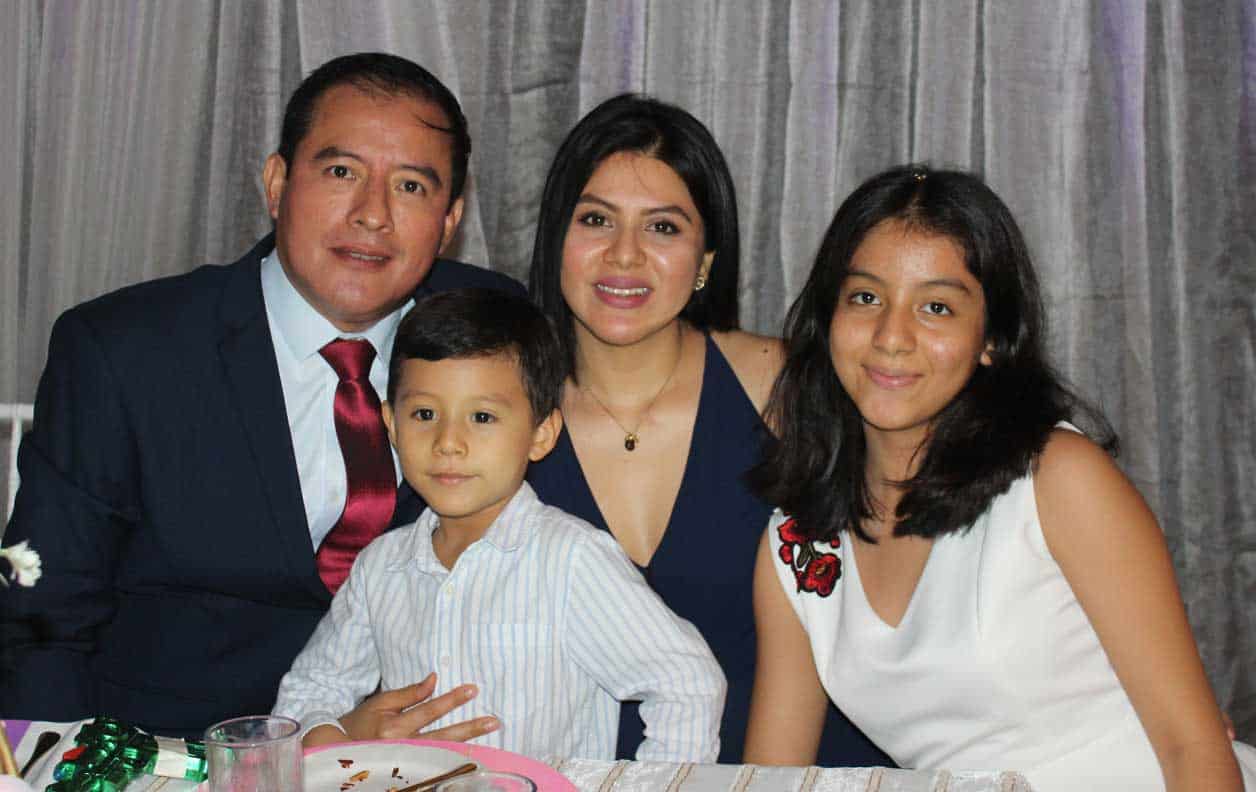 Asistieron en familia