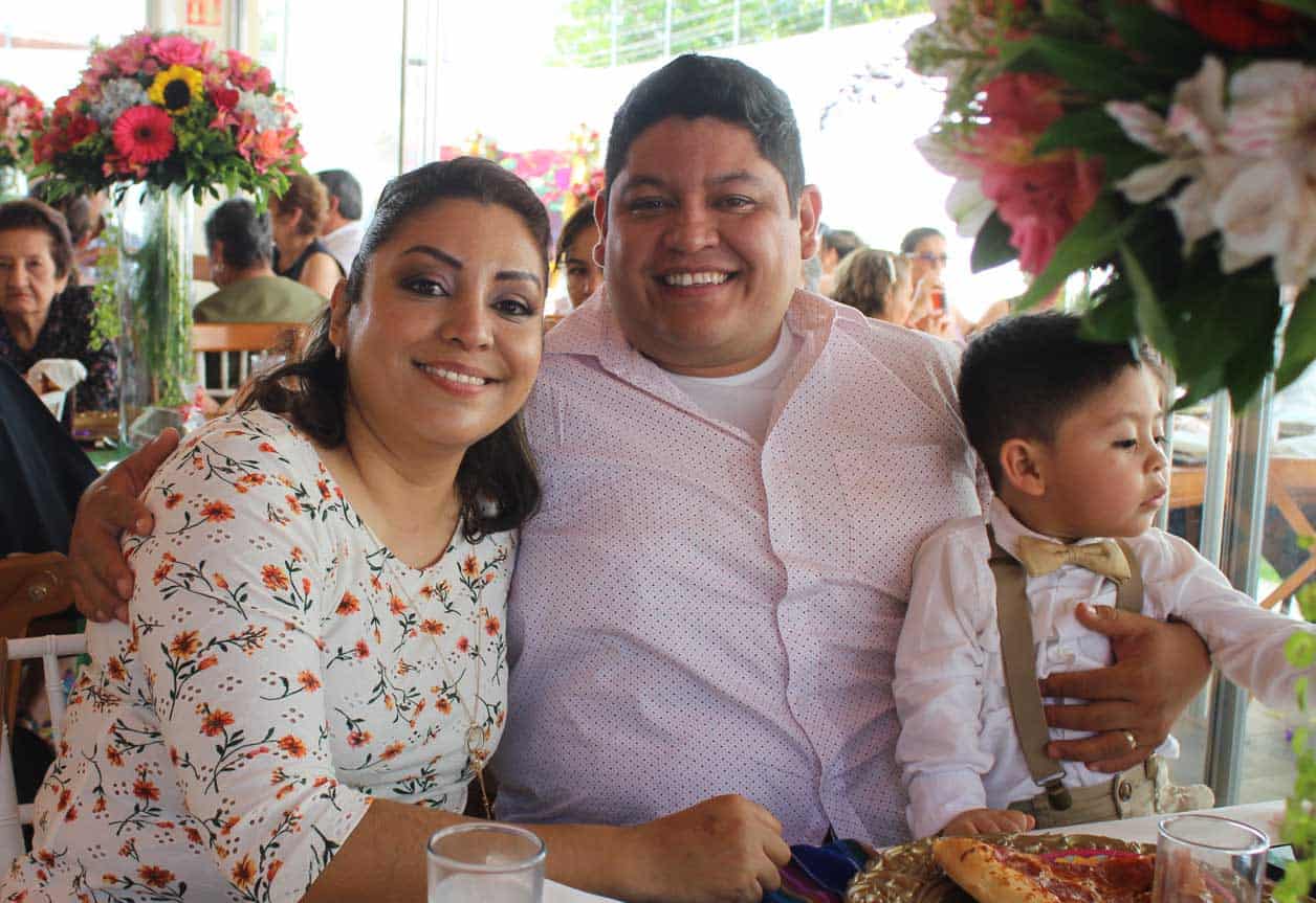 Asistieron en familia