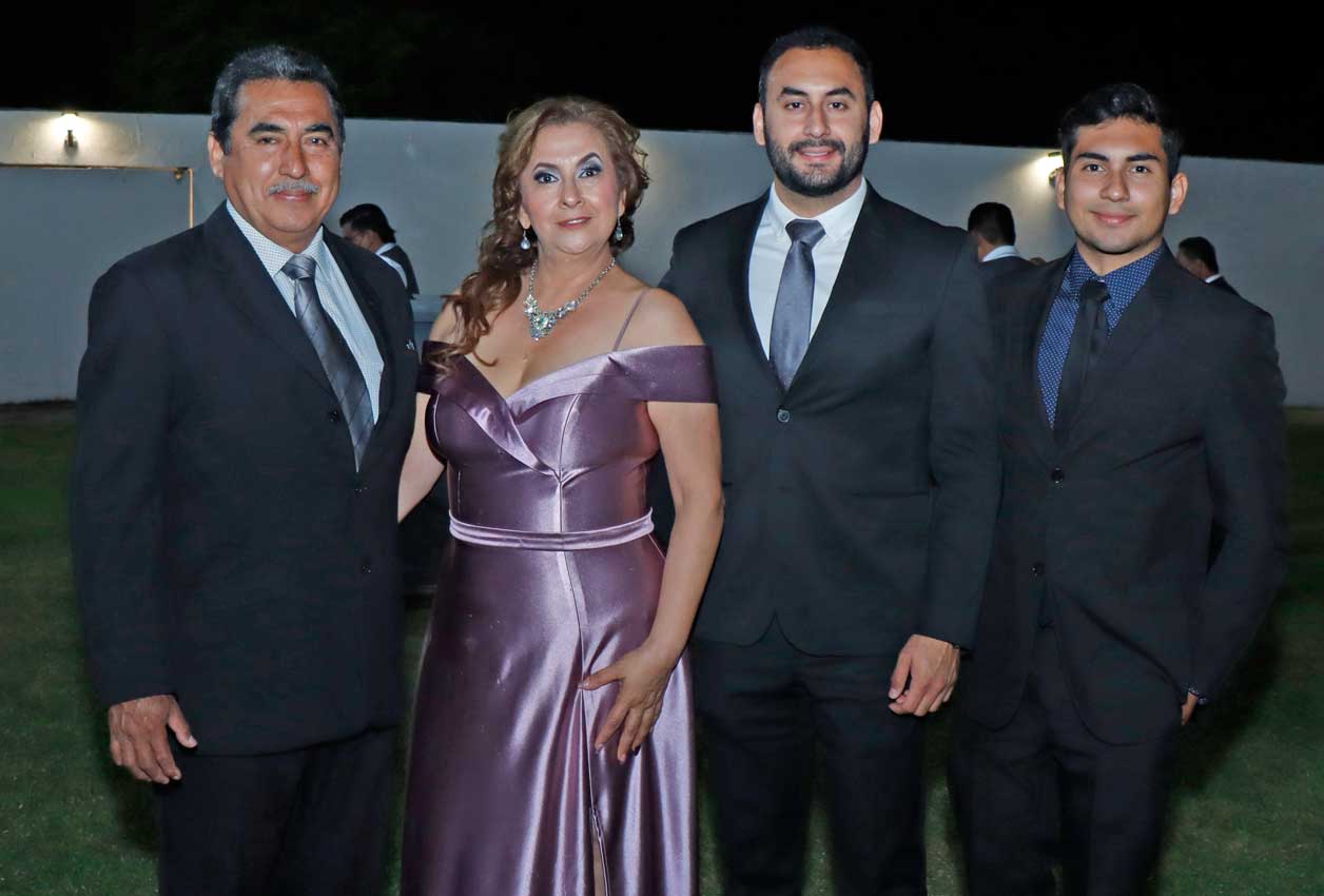 Acudieron en familia