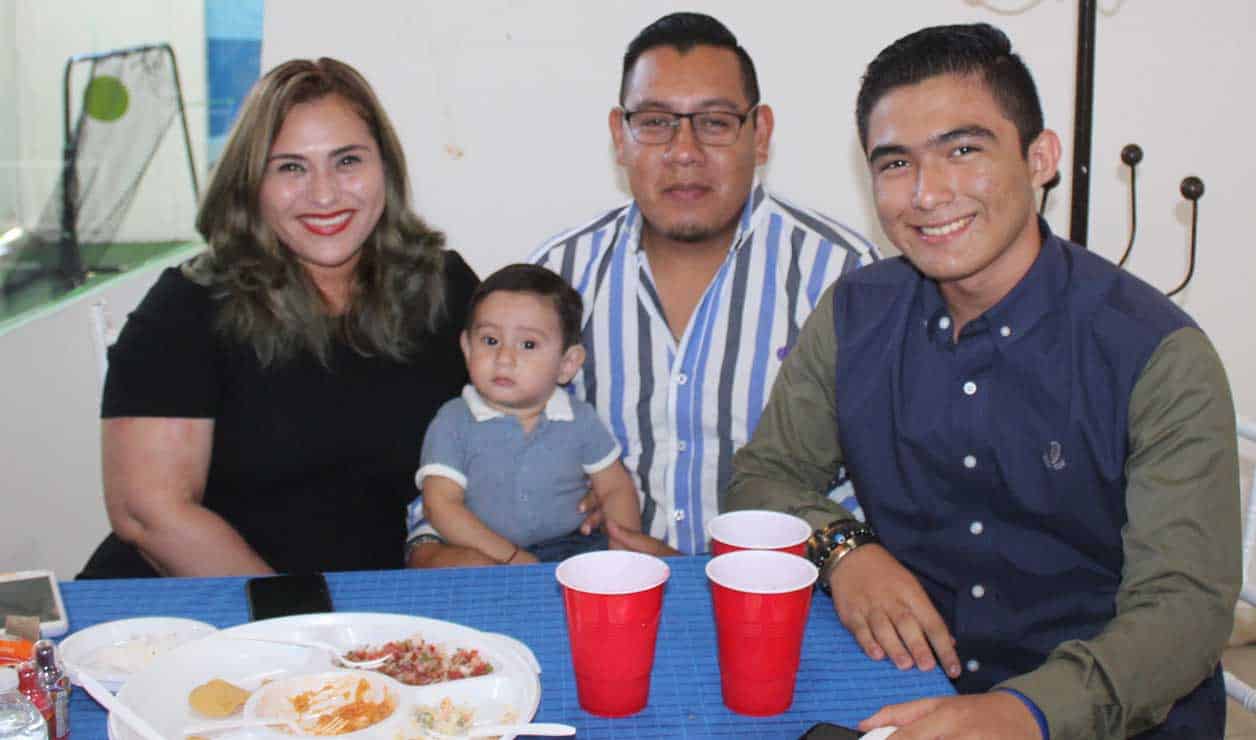 Fanny, Rau´l, Rau´l y Leonardo