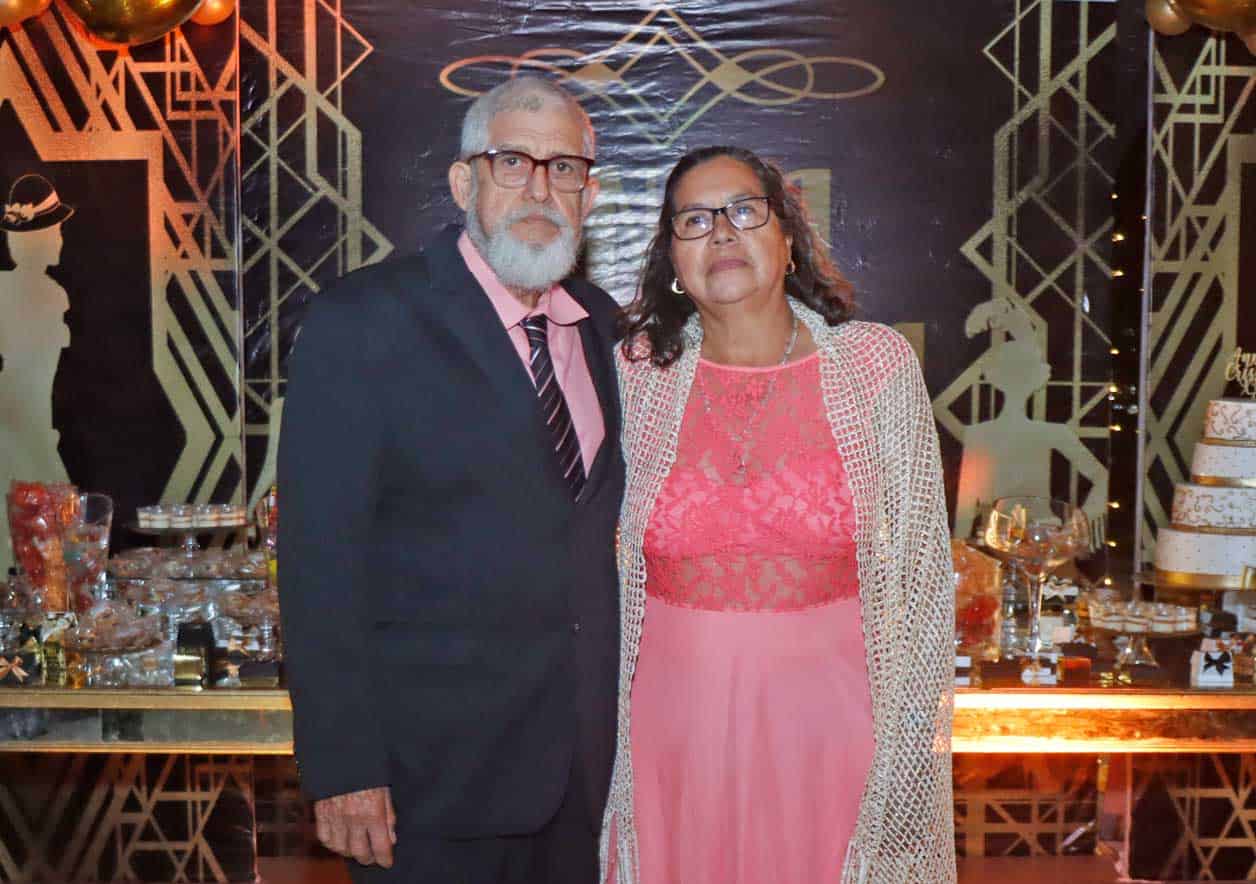 Abuelitos paternos de la festejada