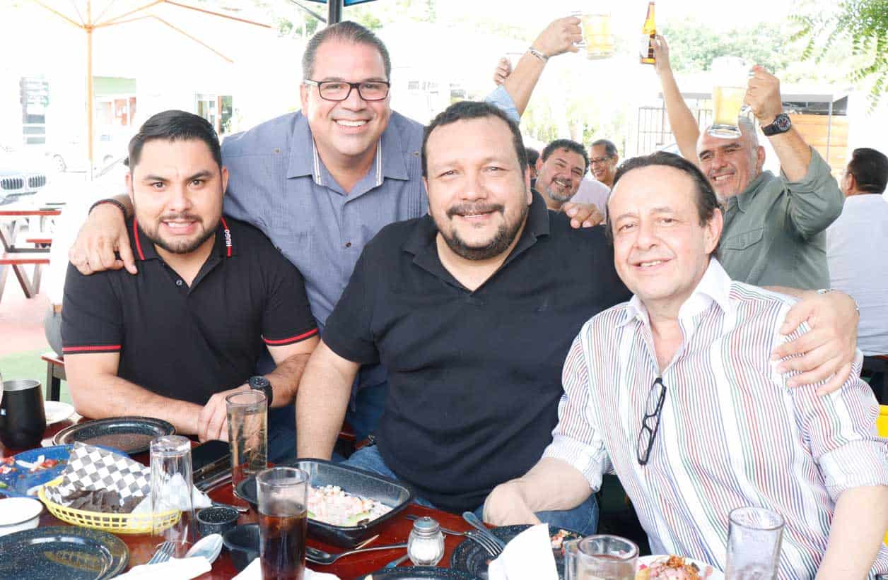 Alex, Rubén, Rodrigo y Emilio