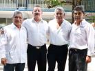 Víctor, Aquiles, Carlos y Javier