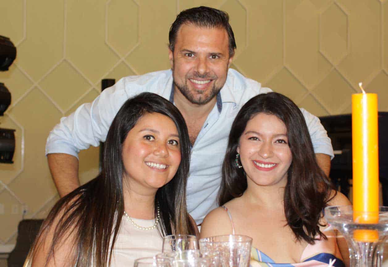 Rebeca, Francesco y Sonia