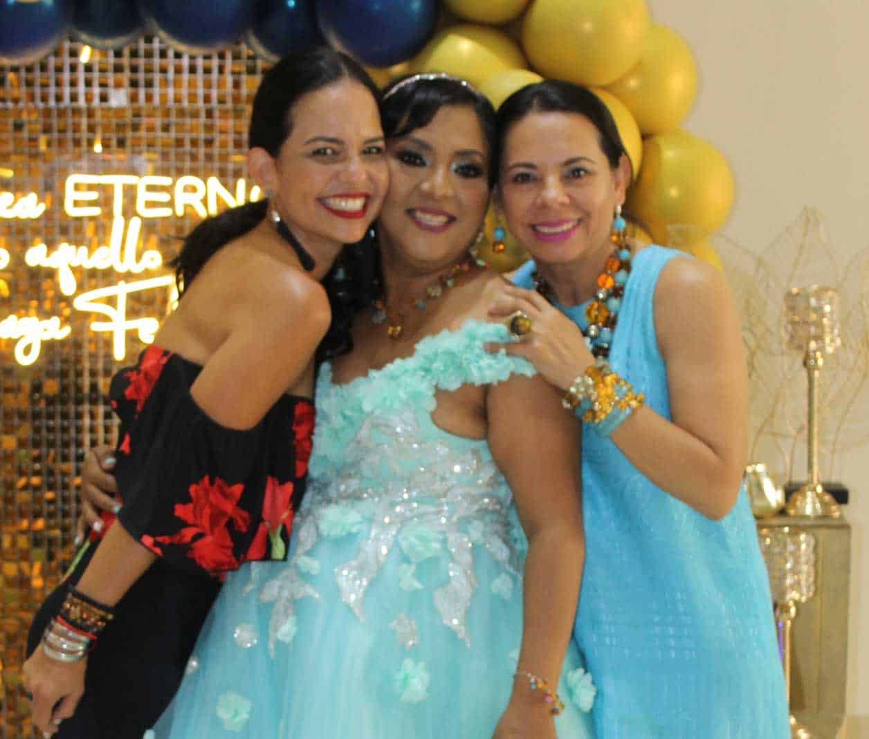 Con Pilar y Lety
