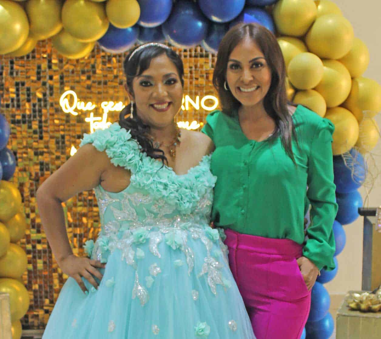 Naty con Fabiola