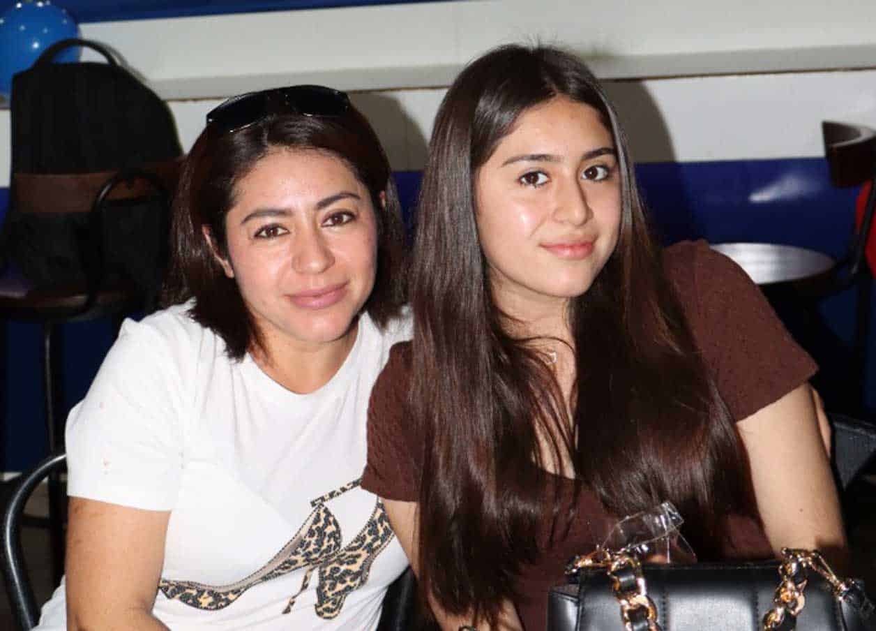 Muy contentas esa tarde