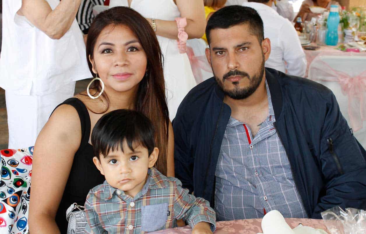 Cinthia, Gerardo y Gael